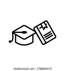 Education icon or logo isolated sign symbol vector illustration - high quality black style vector icons

