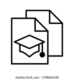 Education icon or logo isolated sign symbol vector illustration - high quality black style vector icons
