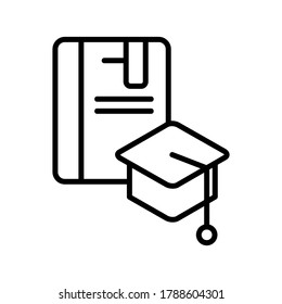 Education icon or logo isolated sign symbol vector illustration - high quality black style vector icons
