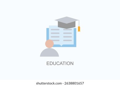 Education Icon Or Logo Isolated Vector Illustration