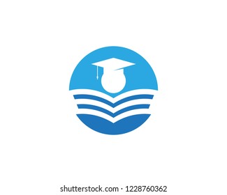 Education icon logo template vector