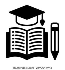 Icono de Educación Ilustración vectorial mixta