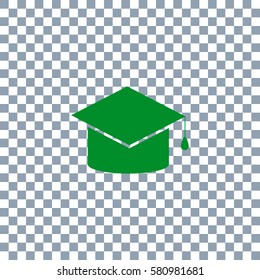 Education icon on transparent background