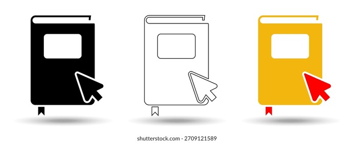 Education icon. Education icon on a white background, isolated. The icon has three uses in applications and websites. Vector illustration. Education icon on a white background.