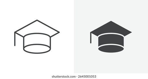 Icono de Educación Esquema de signo de Vector