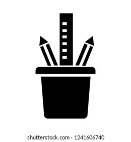 Education icon for pencil cases