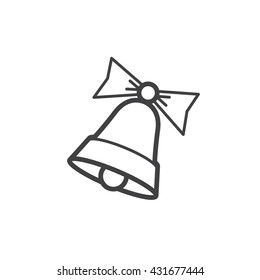 Education icon school bell