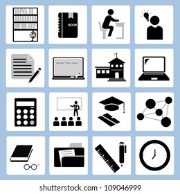 education icon set