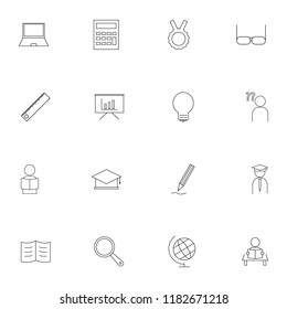 education icon set