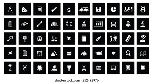 education icon set