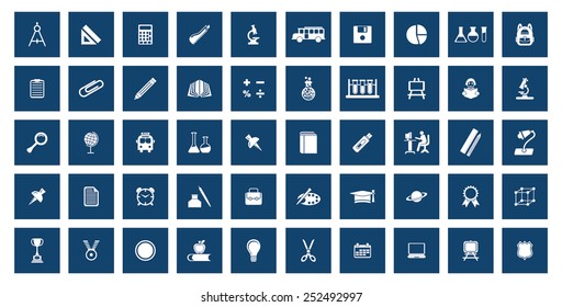 education icon set