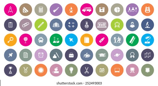 education icon set