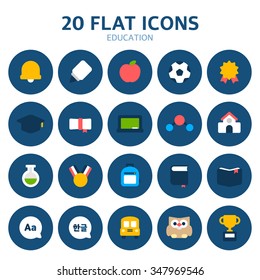 Education Icon set