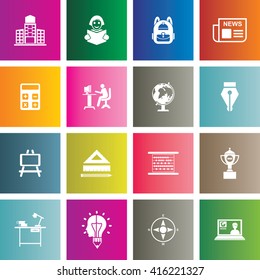 Education Icon Set
