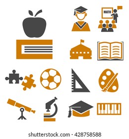 education icon set