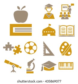 education icon set
