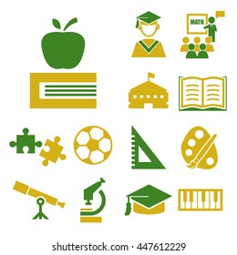 education icon set