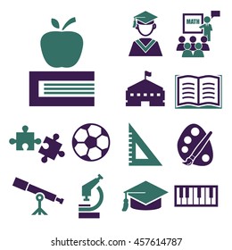 education icon set