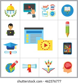 Education Icon Set
