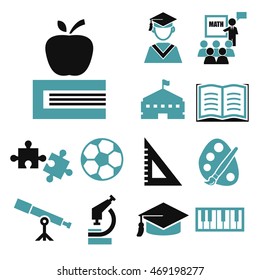 education icon set