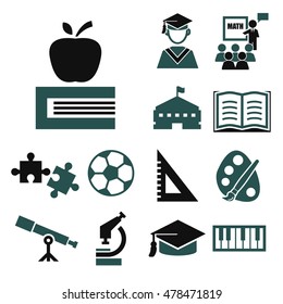 education icon set