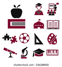 Similar Images, Stock Photos & Vectors of education icon set