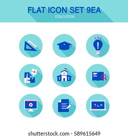 education icon set