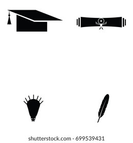 education icon set