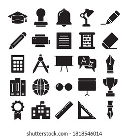 Education Icon Set Design Vector Template Illustration 