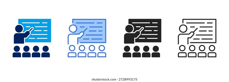 Education Icon Set Different Style Collection.