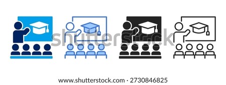 Education Icon Set Different Style Collection.