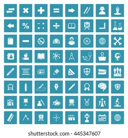 Education Icon Set. Eps-10.