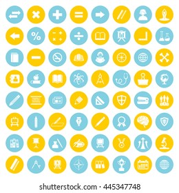 Education Icon Set. Eps-10.
