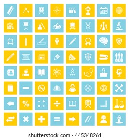 Education Icon Set. Eps-10.