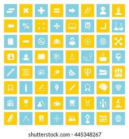 Education Icon Set. Eps-10.