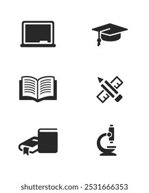 Education Icon Set Logo Vector Template Illustration Design