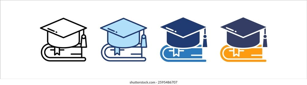 Education Icon Set Multiple Style Collection