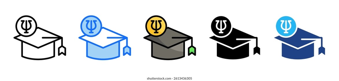 Education Icon Set Multiple Style Collection