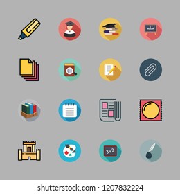 education icon set. vector set about hebrew, blackboard, studying and condom icons set.
