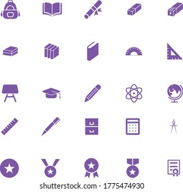 Bildungs-Icon Set, Vektorbild 