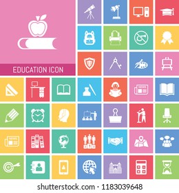 Education icon Set. Very Useful Education icon Set Simple illustration. Icons Useful For Web, Mobile, Software & Apps. Eps-10.