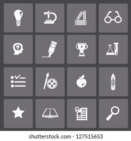 Education icon set,vector