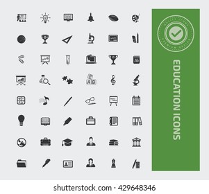 Education icon set,vector