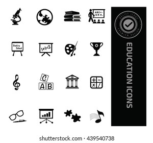 Education icon set,vector
