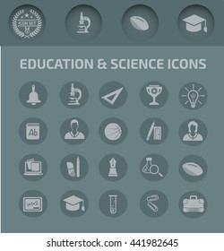 Education icon set,vector