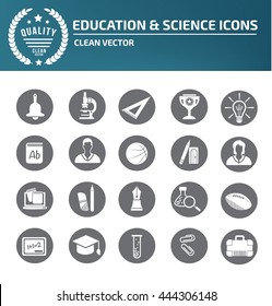 Education icon set,vector