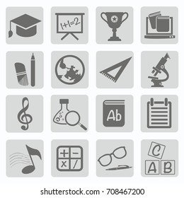 Education icon set,vector