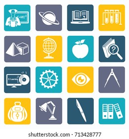 Education icon set,vector