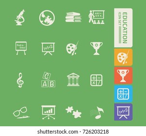 Education icon set,vector