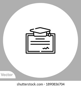 Education icon sign vector,Symbol, logo illustration for web and mobile